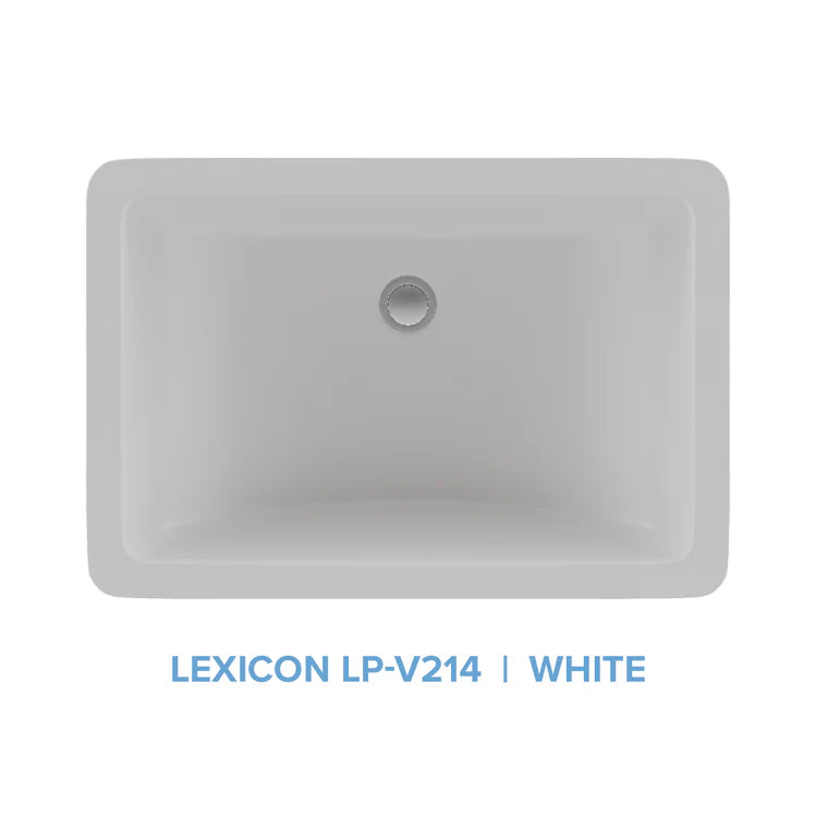 Lexicon Platinum V214 Quartz Composite Rectangle Vanity Sink Model# V214