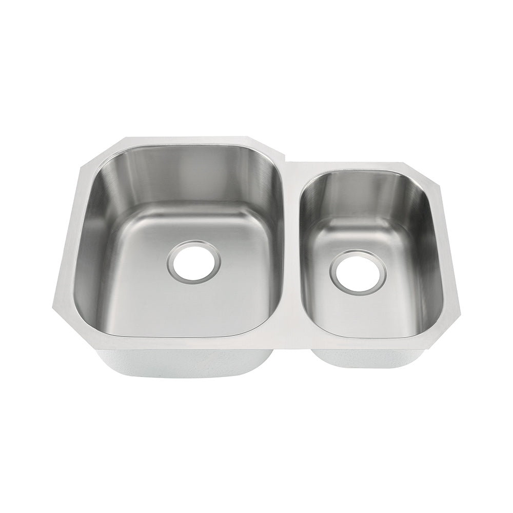 Oakland 30″ Undermount Stainless Steel Double Bowl Kitchen Sink Model# KSU302197B