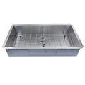 Nantucket Sinks - 30" Single Bowl Zero Radius ADA Stainless Steel Kitchen Sink Model# SS-PRO-ZR3018-5.5