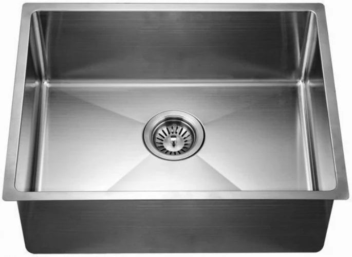 Dawn 22" Small Radius Undermount Single Bowl Stainless Steel Kitchen Sink Model# SRU201609-N