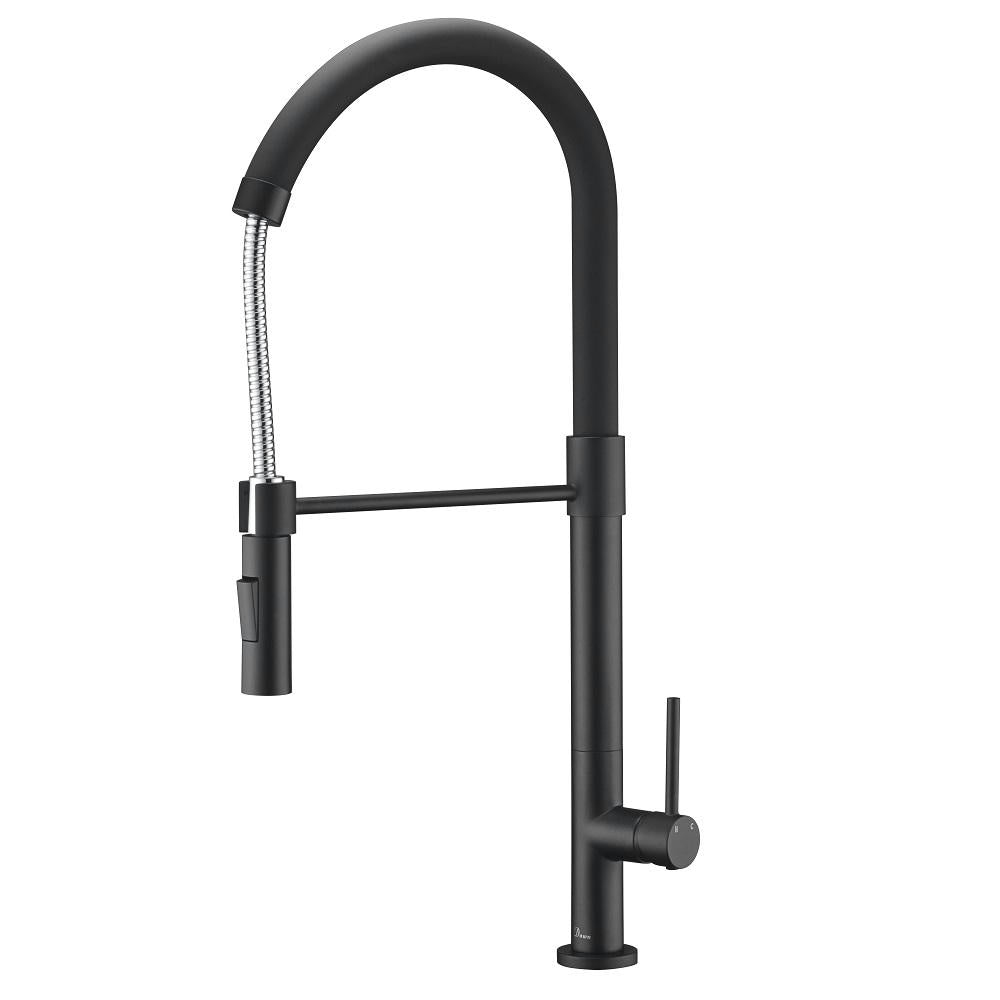 Dawn Single-Lever with Two Functions Pull-Out Spray Faucet In Matte Black Model# AB50 3732MB