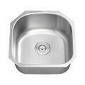 Oakland 20″ D Shape Undermount Stainless Steel Single Bowl Kitchen Sink Model# KSU20219