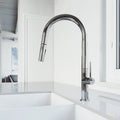 VIGO - Greenwich 18 in. Single Handle Pull-Down Kitchen Faucet In Chrome Finish Model# VG02029CH