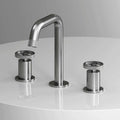 VIGO - Cass 2 Handle Widespread Bathroom Faucet In Brushed Nickel Model# VG01301BN