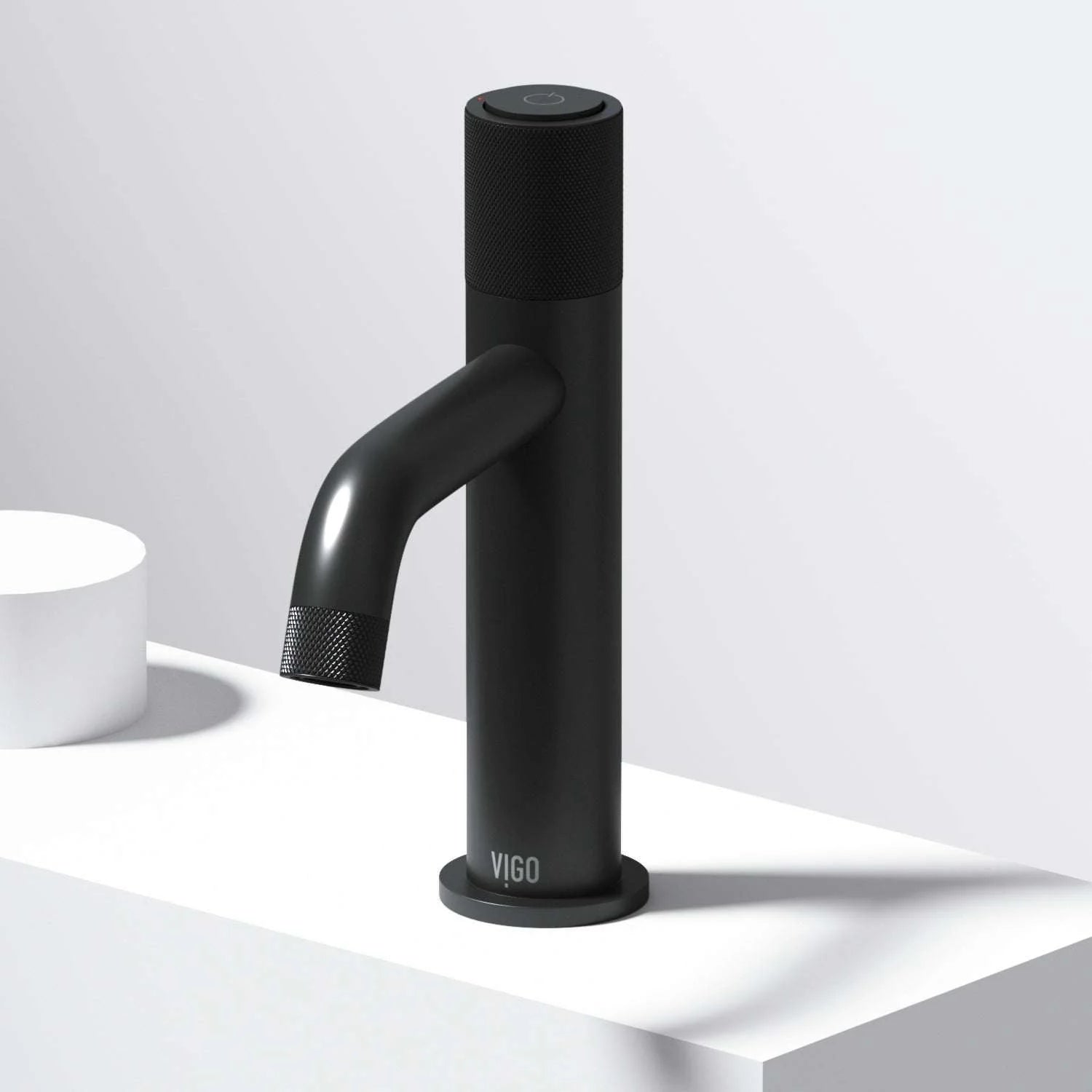 VIGO - Apollo Single Hole Bathroom Faucet In Matte Black Model# VG01048MB