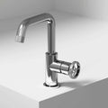 VIGO - Cass Single Hole Bathroom Faucet with Knurled Wheel Handle In Chrome Model# VG01047CH