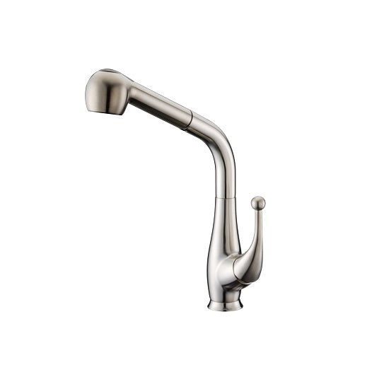 Dawn Single-Lever Pull-Out Spray Kitchen Faucet In Brushed Nickel Model# AB50 3079BN