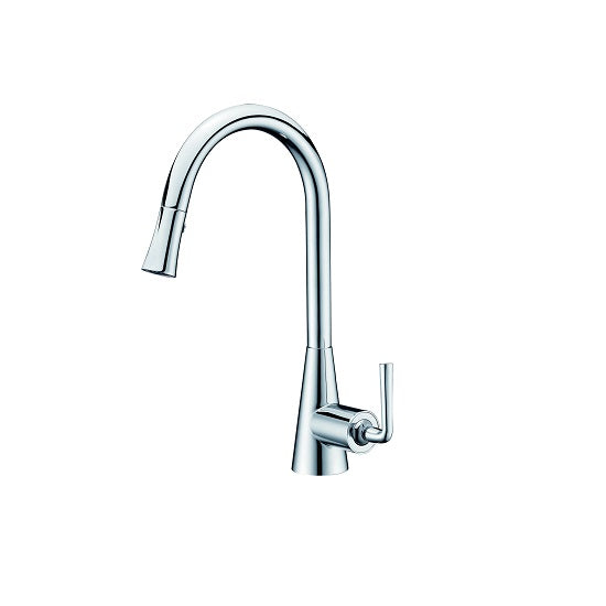 Dawn Single-Lever Pull-Down Spray Kitchen Faucet In Chrome Model# AB30 ...