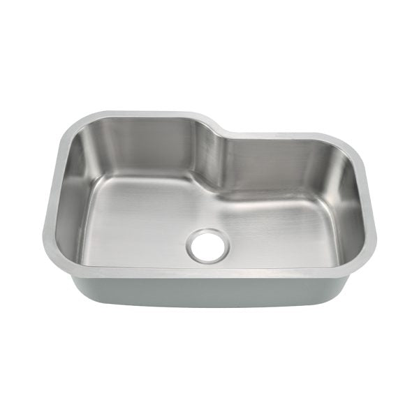 Oakland Large Size 18 Gauge 31″ Undermount Stainless Steel Single Bowl Kitchen Sink Model# KSU31219S