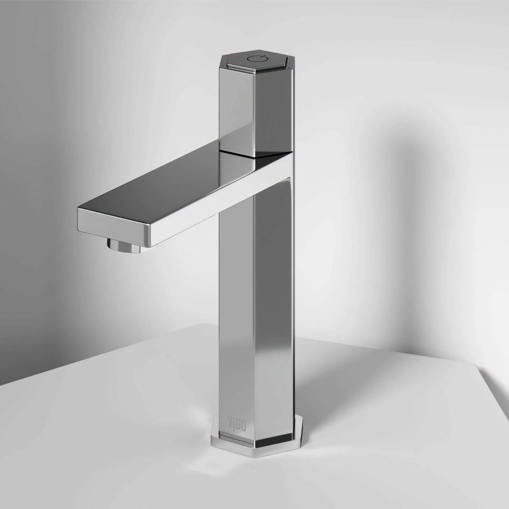 VIGO - Hart Nova Single Hole Bathroom Faucet In Chrome Model# VG01053CH