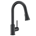 Dawn Single-Lever Pull-Down Sensor Spray Kitchen Faucet In Matte Black Model# AB50 3262MB