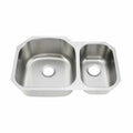 Oakland 32″ x 21″ Undermount Stainless Steel Double Bowl Kitchen Sink 16 Gauge 70/30 Model# KSU322197T