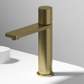VIGO - Elan Single Hole Bathroom Faucet In Matte Brushed Gold Model# VG01045MG