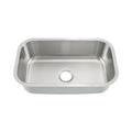 Oakland Large Size 18 Gauge 32″ Undermount Rectangular Stainless Steel Single Bowl Kitchen Sink Model# KSU32199B