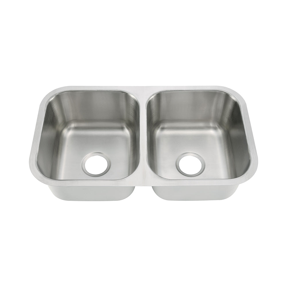 Oakland 32″ Undermount Stainless Steel 50/50 Double Bowl Kitchen Sink Model# KSU321899