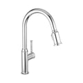 Single Handle Pull-Down 1 Hole Kitchen Faucet in Chrome Model# KSK1124C