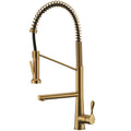 Dawn 2 Way Spring Pull-Out Kitchen Faucet, Matte Gold  Model: AB50 3787MAG