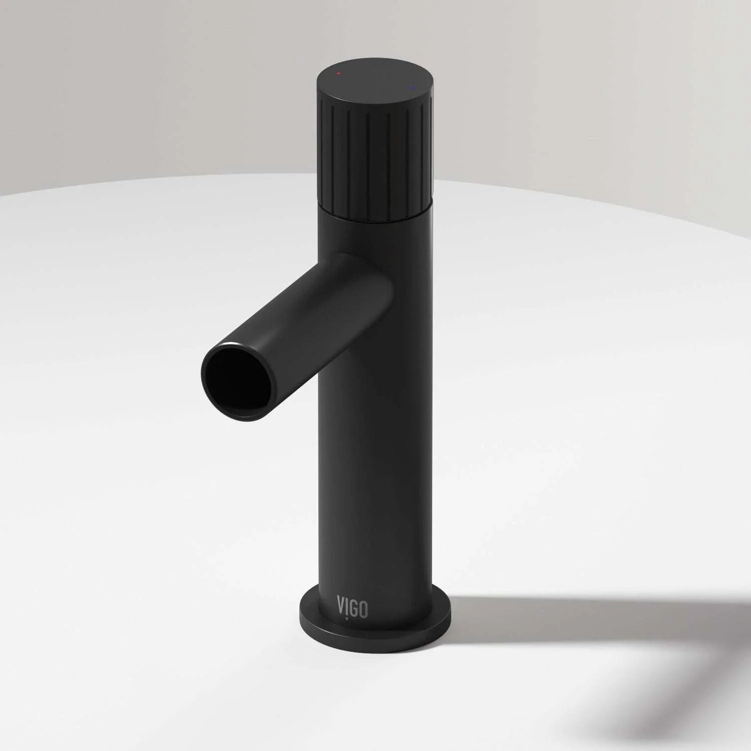 VIGO - Ashford Single Hole Bathroom Faucet In Matte Black Model# VG01052MB