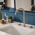 Athena Model: RVF5232BN Ruvati Athena Two Handle Stone Marble Inlay Fluted Widespread Bathroom Faucet in Brushed Nickel – RVF5232BN