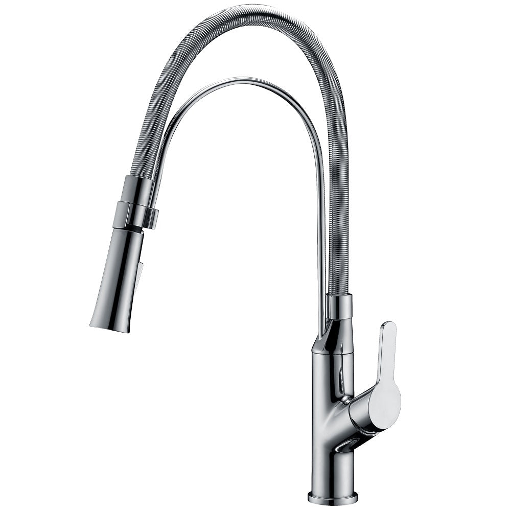 Dawn Single-Lever Pull-Out Spray Kitchen Faucet In Chrome Model# AB50 3364C