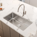 Modena Ruvati 27-inch Undermount Kitchen Sink 16 Gauge Stainless Steel Single Bowl Model# RVM5927