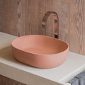 Canali Model: RVB2119TL Ruvati 19-inch Sedona Clay Pink epiStone Solid Surface Bathroom Vessel Sink – RVB2119TL