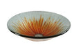 Dawn® Tempered Glass Handmade Vessel Sink-Round Shape - Model# GVB81601