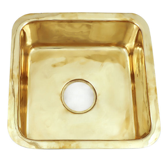 Nantucket Sinks Square Brass Undermount Bar/Prep Sink Model# SQRB-7SM