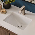 Krona Model: RVB0720BC Ruvati 18 x 12-3/4 inch Undermount Bathroom Sink Biscuit Rectangular Porcelain Ceramic with Overflow – RVB0720BC