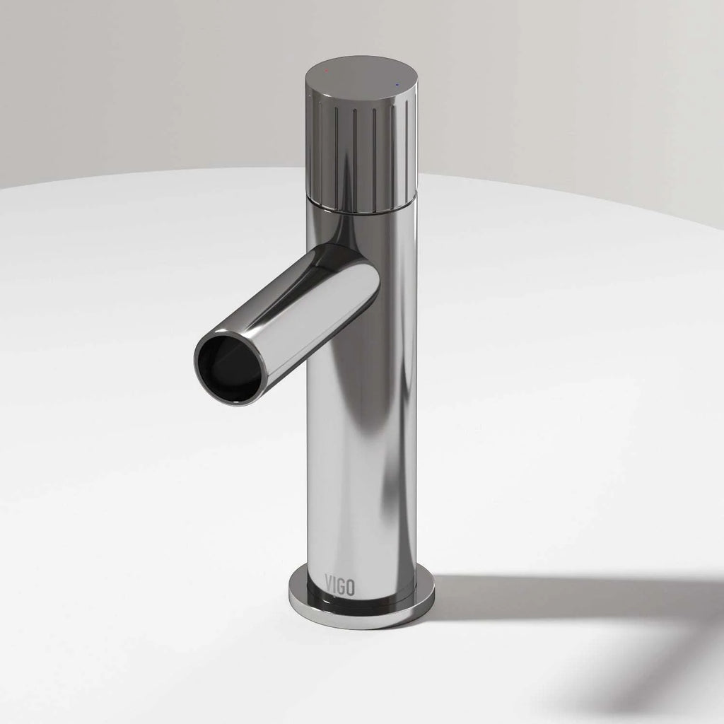 VIGO - Ashford Single Hole Bathroom Faucet In Chrome Model# VG01052CH