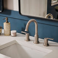 Arti Model: RVF5233BN Ruvati Arti Two Handle Widespread Art Deco Victorian Luxury Bathroom Faucet in Brushed Nickel – RVF5233BN