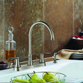 8″Centerset Two Handle Kitchen Faucet with Side Spray – Model# KSK8238WS-BN