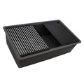 epiStage Model: RVG2306UG Ruvati 33-inch Undermount Workstation Granite Composite Quartz Kitchen Sink Urban Gray – RVG2306UG