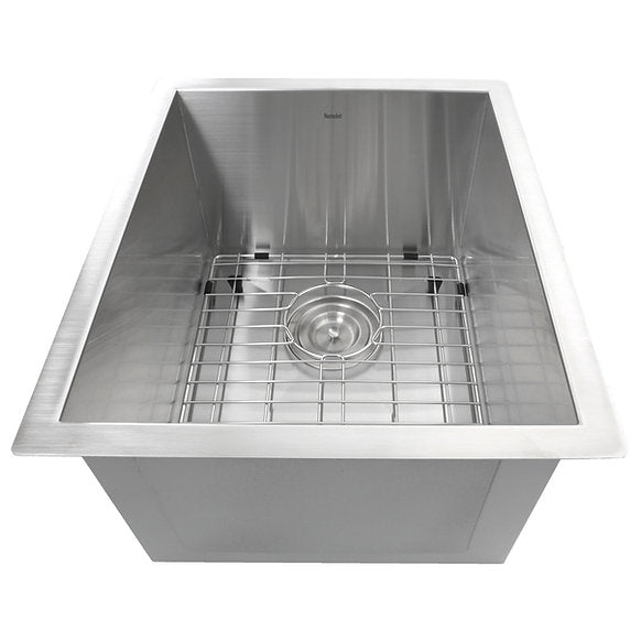 Nantucket Sinks - 15" Pro Series Rectangle Undermount Zero Radius Stainless Steel Bar/Prep Sink Model# ZR1815
