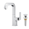 Oakland Single Handle Bathroom Sink Faucet with Pop Up Drain in Chrome Model# KSB1142C