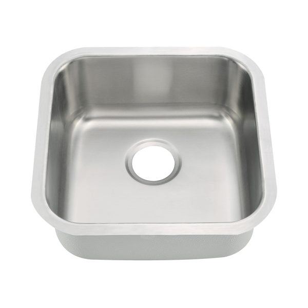 Oakland 16″ Undermount 18 Gauge Stainless-Steel Single Bowl Bar/Prep Sink Model# KSU1616