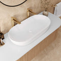 Vista Model: RVB0432 Ruvati 32 x 16 inch Bathroom Vessel Sink White Oval Above Counter Vanity Porcelain Ceramic – RVB0432