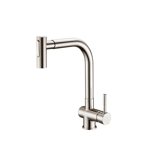 Dawn Single-Lever Pull-Down Spray Kitchen Faucet In Brushed Nickel Model# AB50 3670BN