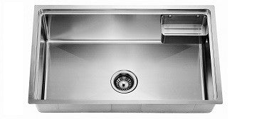 Dawn - 30" Single Bowl Small Radius Undermount Stainless Steel Kitchen Sink In 18 Gauge Model# SRU281610