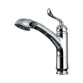 Single Handle 1 Hole Pull-Out Kitchen Faucet in Chrome Model# KSK1116C