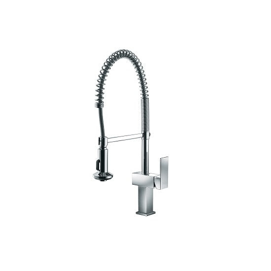 Dawn Single-Lever Pull-Down Spring Spray Kitchen Faucet In Chrome Model# AB75 3383C