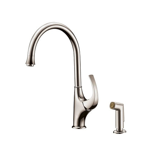 Dawn Single-Lever Faucet with Side Spray In Brushed Nickel Model# AB04 3276BN