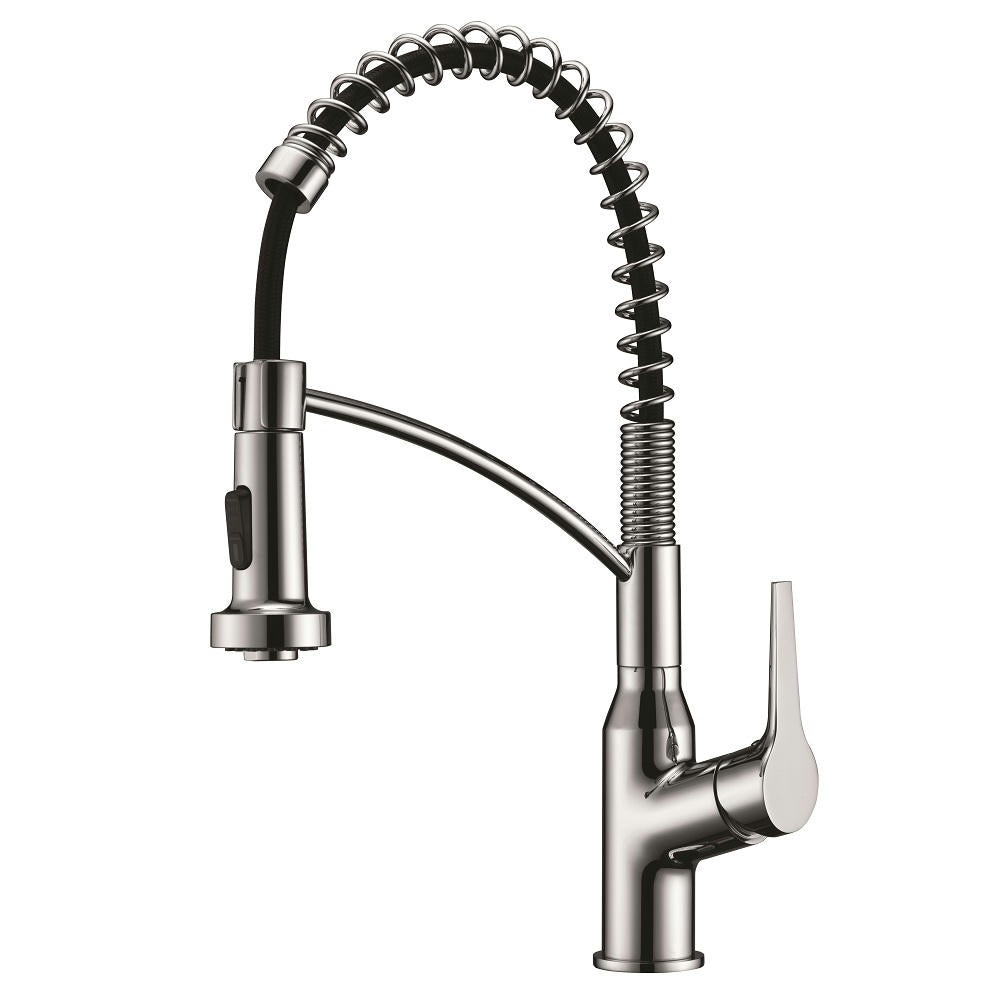 Dawn Single-Lever Spring Pull-Out Spray Faucet In Chrome Model# AB50 3777C