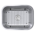 Nantucket Sinks - 23" Small Rectangle Single Bowl Undermount Stainless Steel Kitchen Sink, 16 Gauge Model# NS09i-16