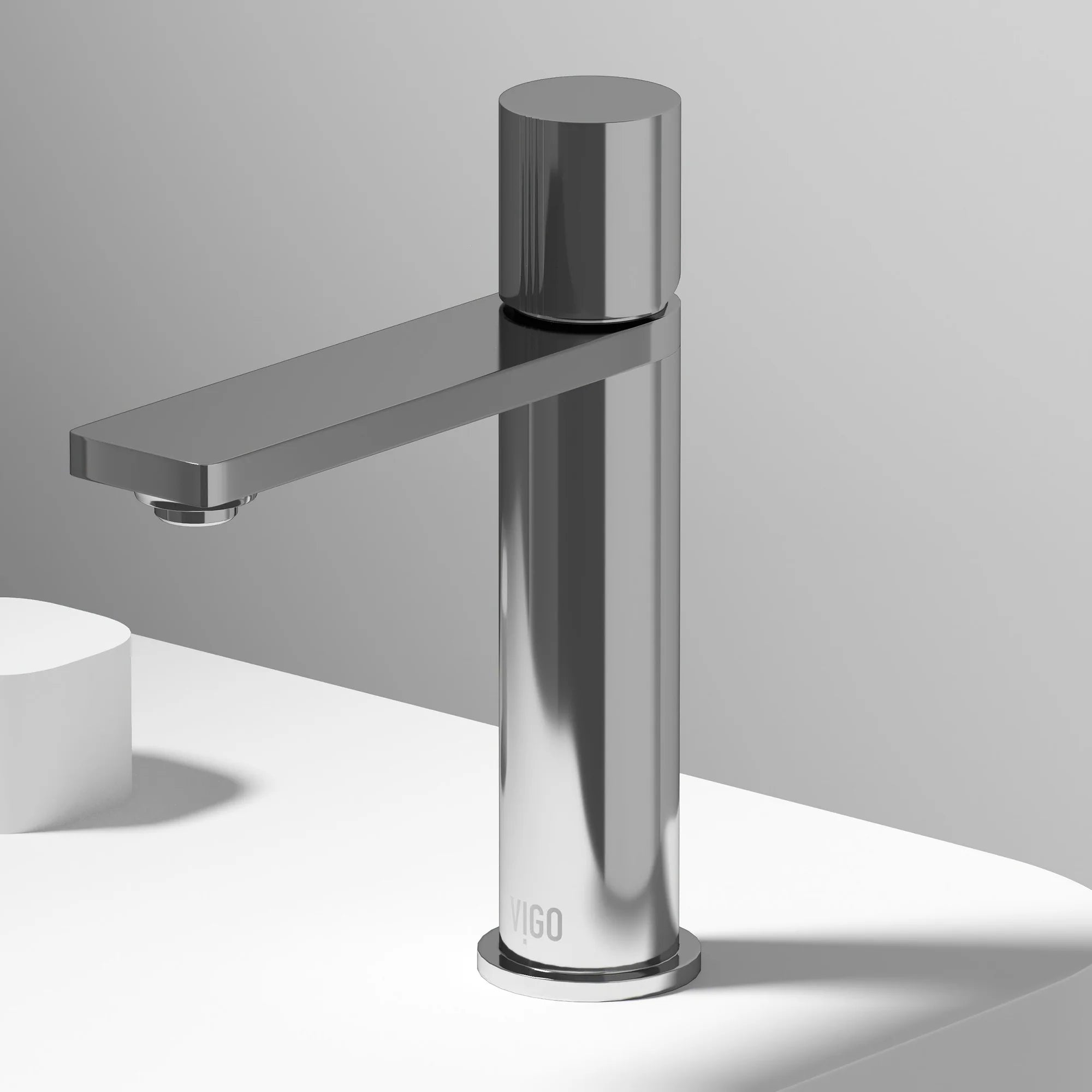 VIGO - Elan Single Hole Bathroom Faucet In Chrome Model# VG01045CH