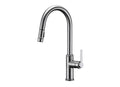Dawn Single-Lever with Two Functions Pull-out Spray Kitchen Faucet In Brushed Nickel Model# AB50 3658BN