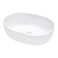 Vista Ruvati 19 x 14" Bathroom Vessel Sink White Oval Above Counter Vanity Porcelain Ceramic – Model# RVB0419