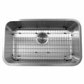 Nantucket Sinks - 30" Large Rectangle Single Bowl Undermount Stainless Steel Kitchen Sink Model# NS3018-10-16