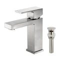 Oakland Single Handle 1 Hole Bathroom Sink Faucet with Pop Up Drain Model# KSB1112BN