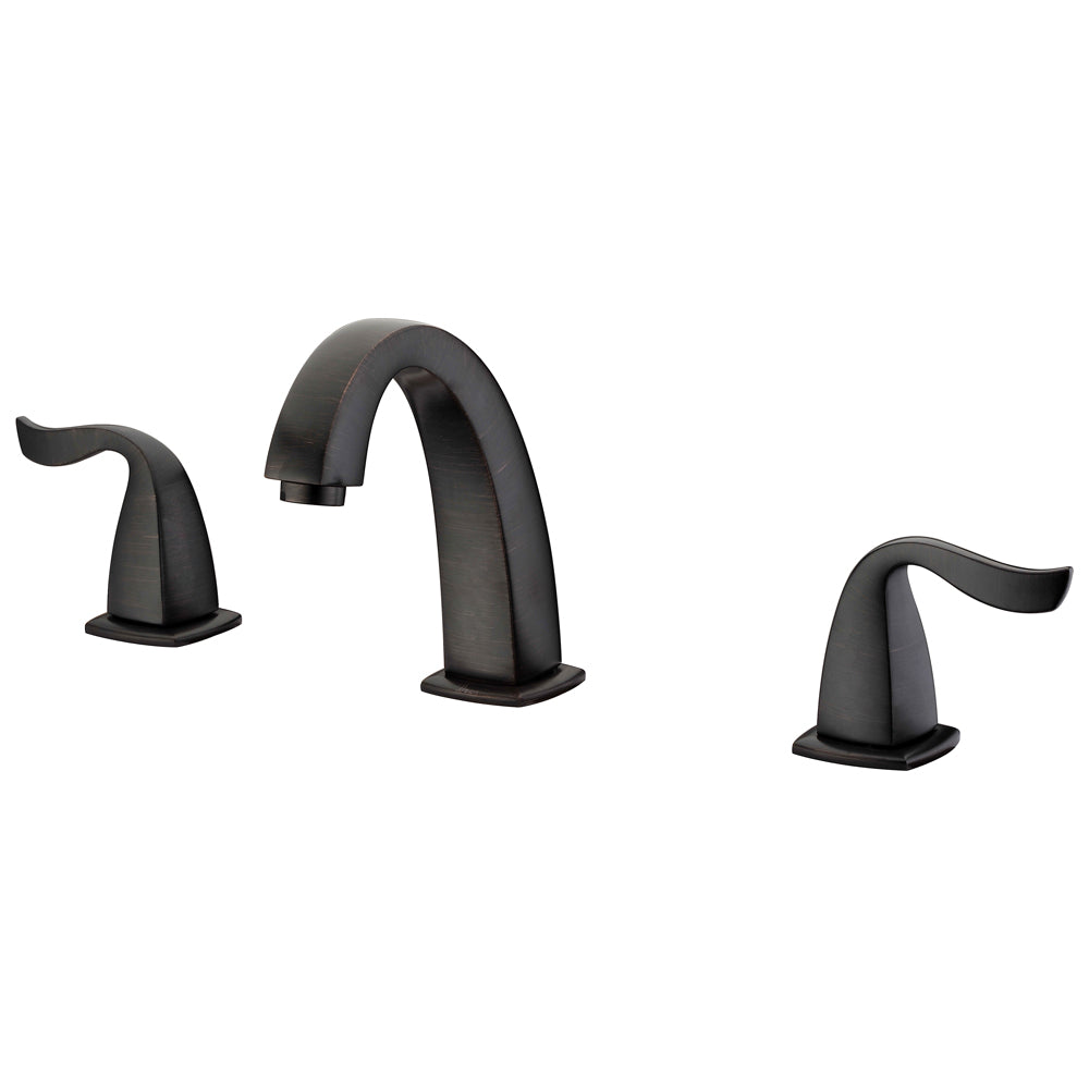 Dawn 8" Centerset Widespread Lavatory Faucet with Two Lever Handles In Dark Brown Finish Model# AB04 1272DBR